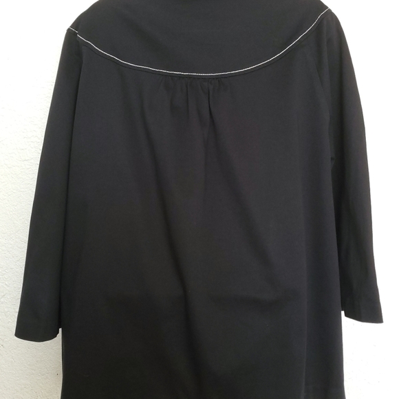 Courtenay Smock Cape Jacket Black (22w) - Picture 7 of 11